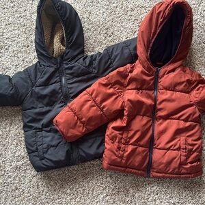 Old Navy Kids Black and Red Jackets